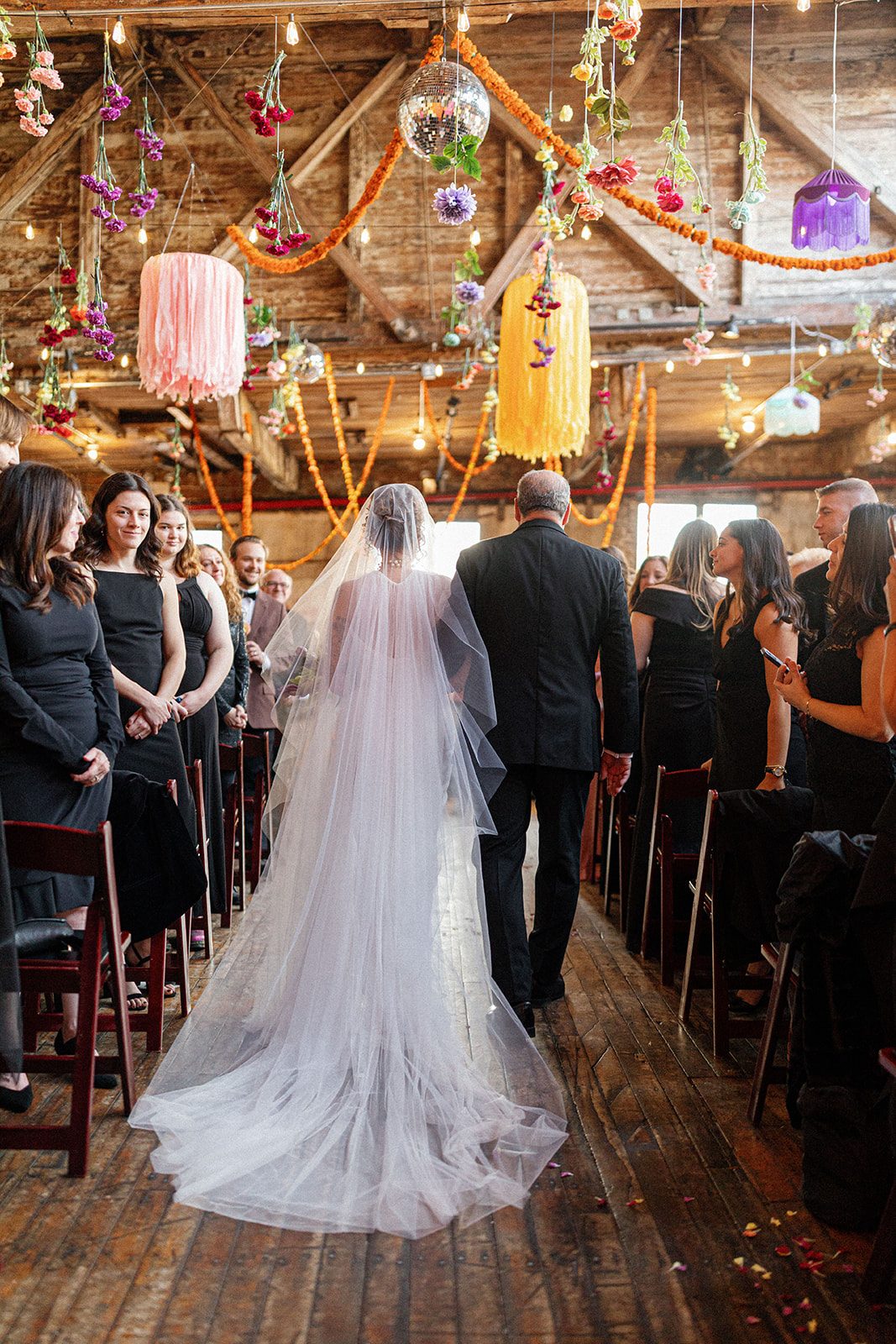 Down the aisle