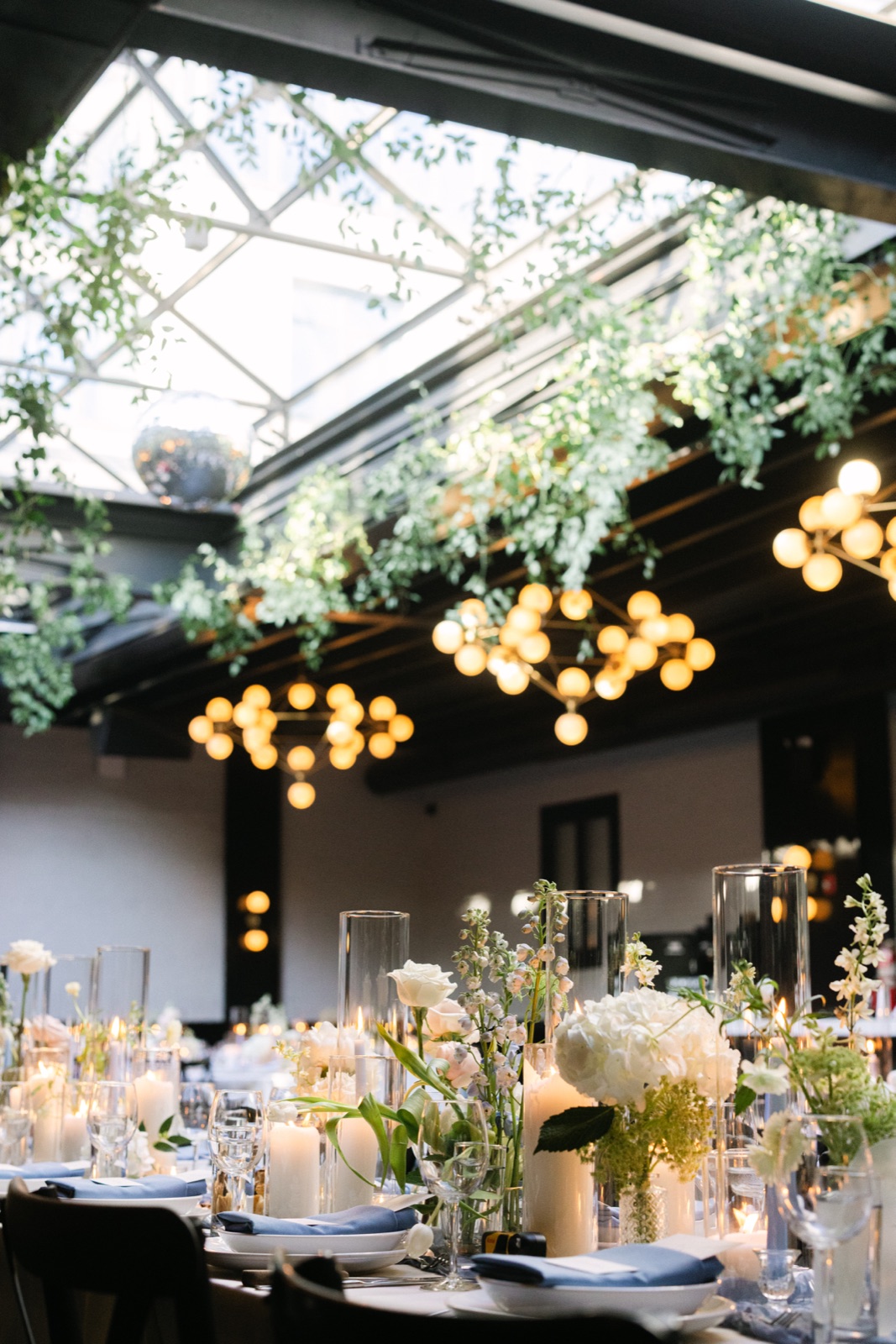 Florals overhead